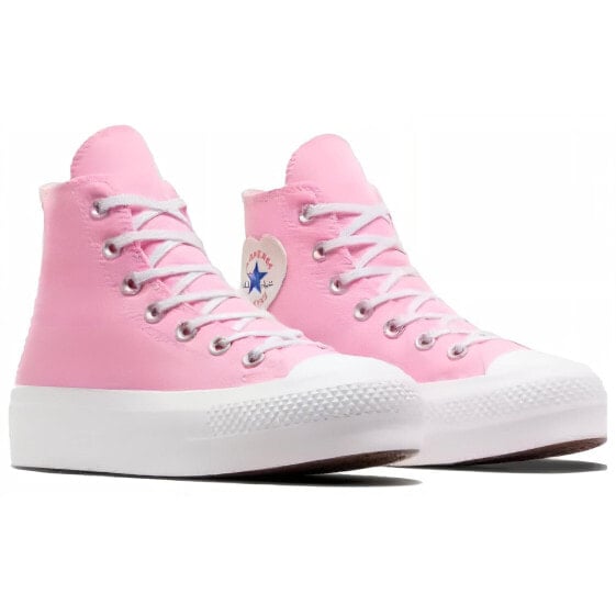 Кеды Converse Chuck Taylor All Star Canvas Shoes Unisex High-Top Pink White Blue Red A10084C