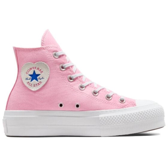 Кеды Converse Chuck Taylor All Star Canvas Shoes Unisex High-Top Pink White Blue Red A10084C