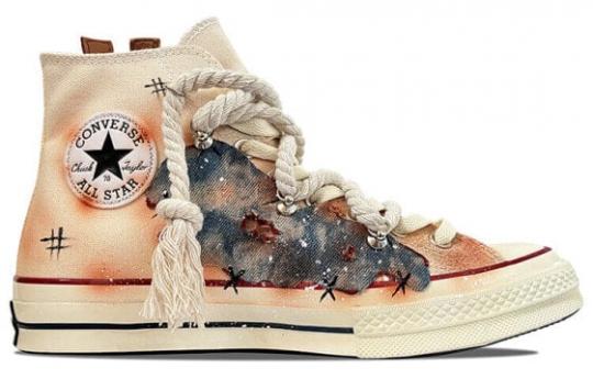 Кеды Converse Chuck Taylor All Star Canvas Shoes Unisex High-Top Beige Brown 162053C