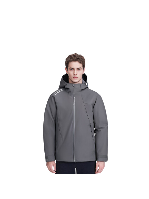 Куртка пуховая мужская для активного отдыха LiNing Fondue Down Series Magnet Gray