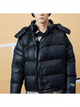 LiNing Down Jackets Men's New Standard Black