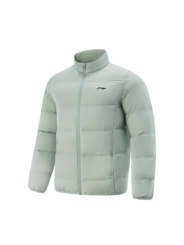LiNing Table Tennis Series Down Jacket Unisex Gray Jadeite Green