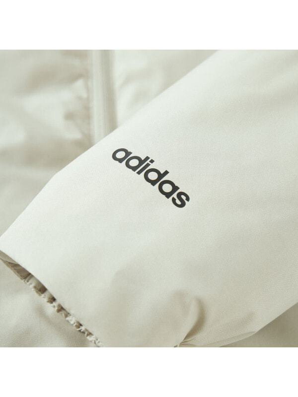 Пуховик унисекс повседневный Adidas Light Green