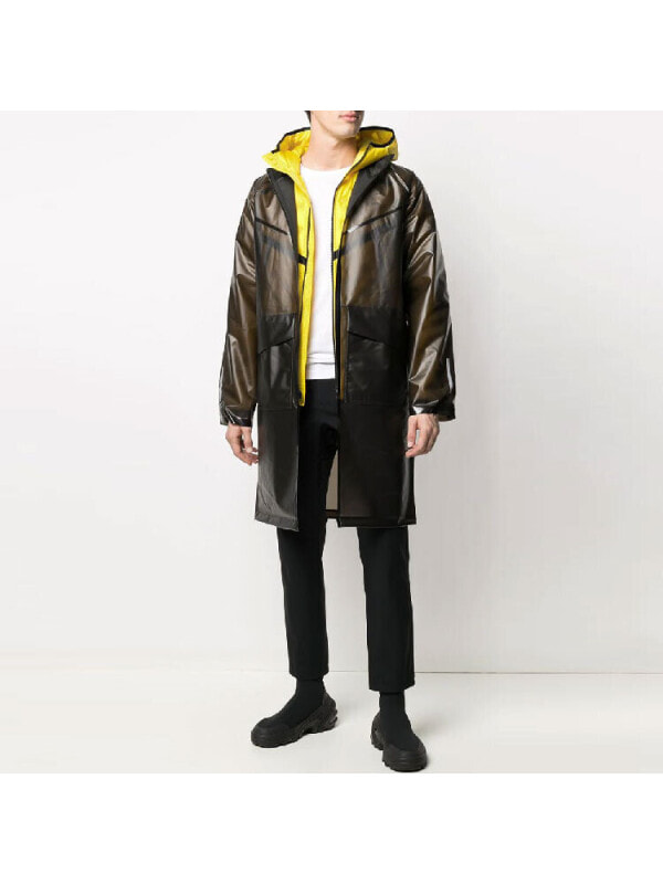 Пуховик мужской с капюшоном повседневный Nike Colorblock