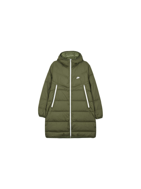 Пуховик мужской повседневный Nike Army Green