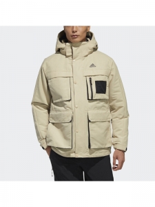 Куртка утепленная мужская для активного отдыха Adidas Grassland Brown