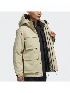 Куртка утепленная мужская для активного отдыха Adidas Grassland Brown