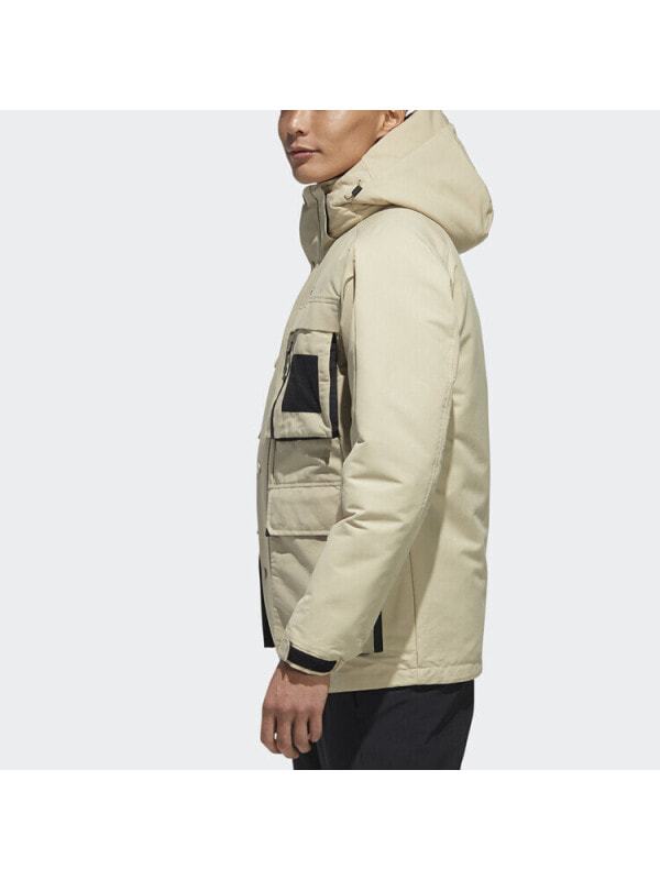 Куртка утепленная мужская для активного отдыха Adidas Grassland Brown