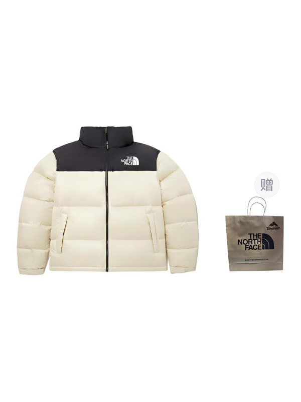 Куртка утепленная универсальная для повседневной одежды The North Face Nuptse 1996 Cream