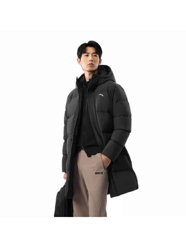 Пуховик мужской повседневный Anta Basic Black