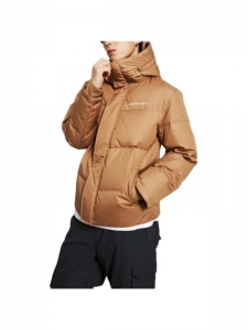Куртка утепленная мужская для повседневной носки Converse Down Jacket Brown