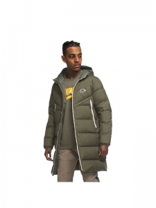 Куртка утепленная мужская для повседневной носки Nike Army Green