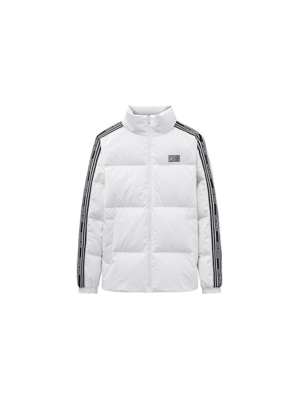 Anta Life Collection Down Jacket Unisex Asphalt Gray White