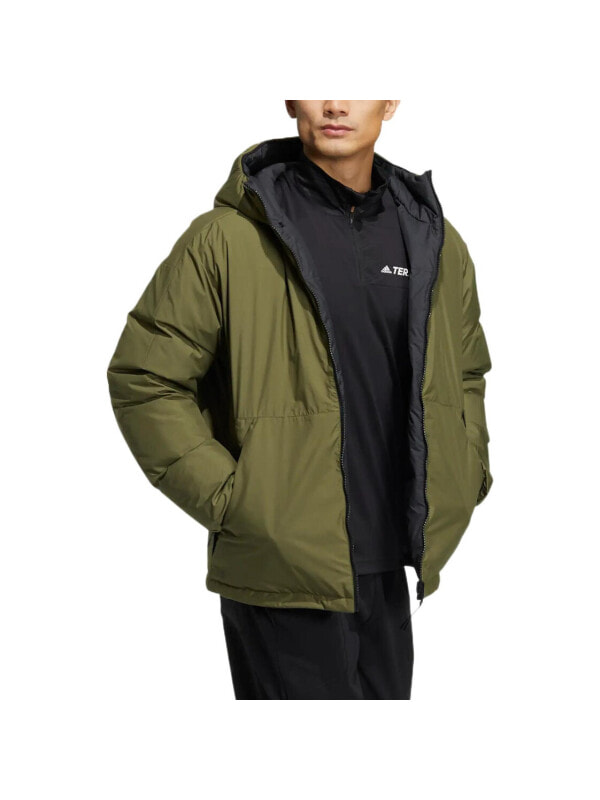 Куртка утепленная мужская для повседневной носки Adidas REVERSIBLE DOWN JACKET