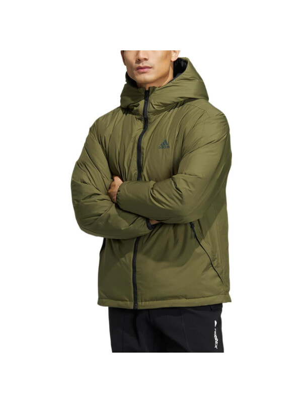 Куртка утепленная мужская для повседневной носки Adidas REVERSIBLE DOWN JACKET