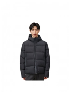UNIQLO Down Jacket Men's Amber Black