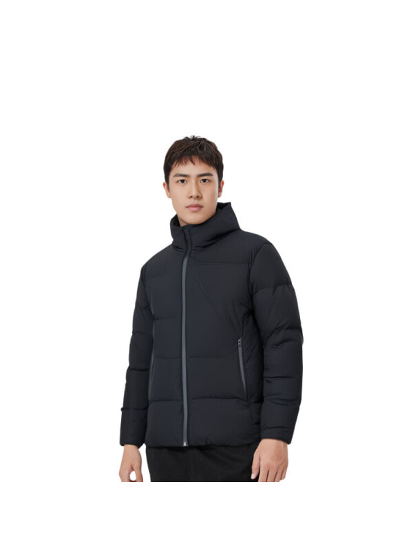 UNIQLO Down Jacket Men's Amber Black