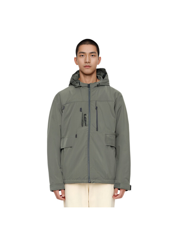 Куртка пуховая мужская зимняя LiNing Asphalt Gray