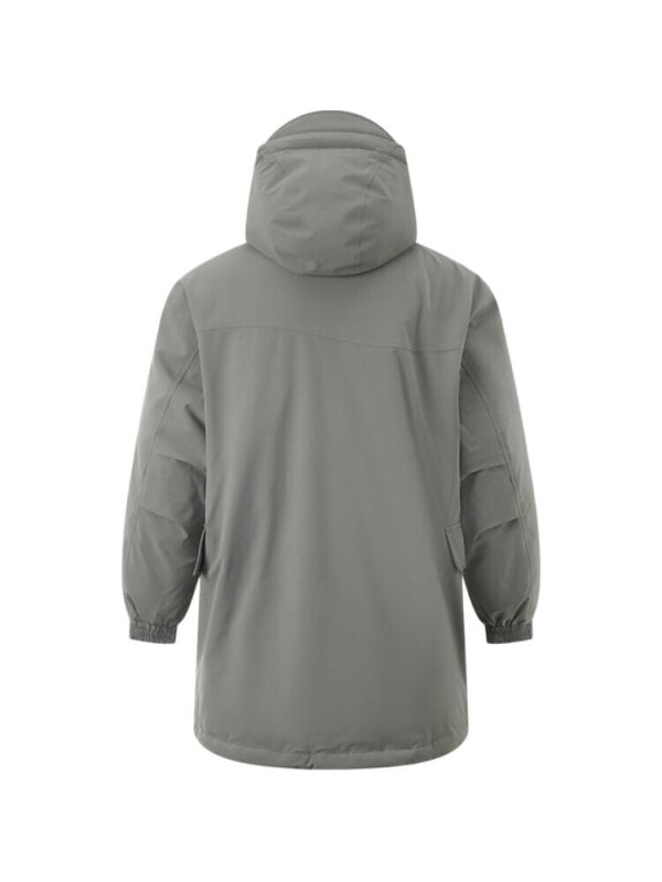 Куртка пуховая мужская зимняя LiNing Asphalt Gray