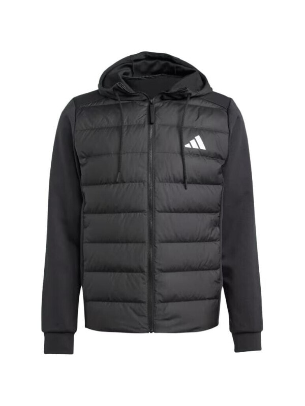 Куртка утепленная мужская повседневная Adidas Essentials Hybrid Hooded Jacket