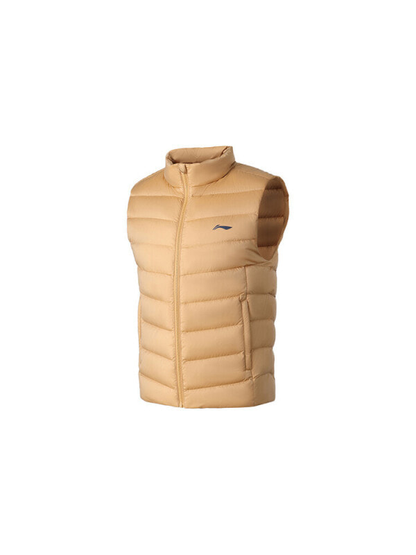 Жилет мужской утепленный для повседневной носки Li Ning Cinnamon Brown