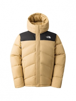 Пуховик мужской городской для холодной погоды the north face stone tan