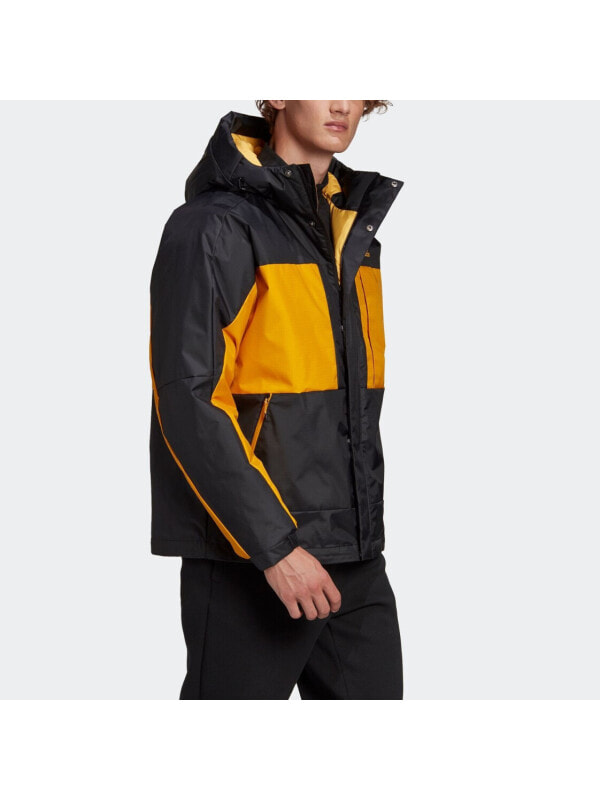 Пуховик мужской черный для повседневной носки Adidas 4061612328681