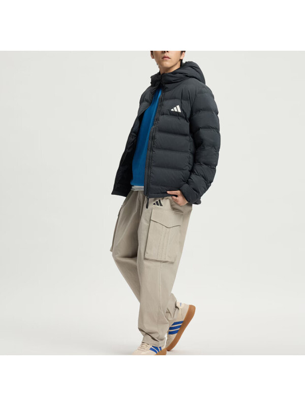 Adidas Helionic FW25 STRETCH HOODED DOWN Jacket Men's