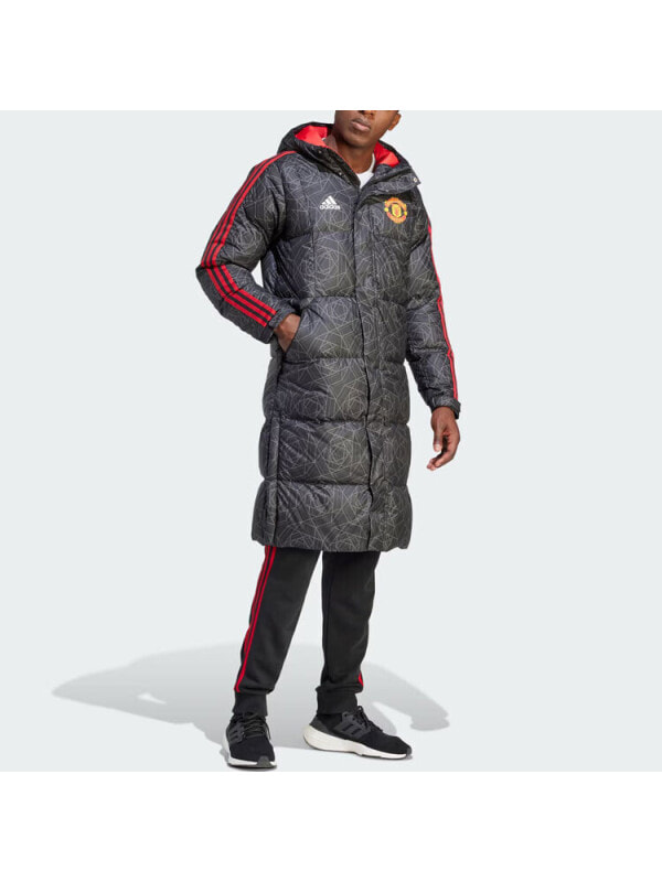 Пуховик мужской повседневный Adidas Manchester United Dna Down Coat