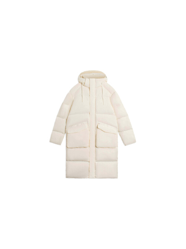 LiNing Sports Life Collection Down Jacket Unisex Ecru