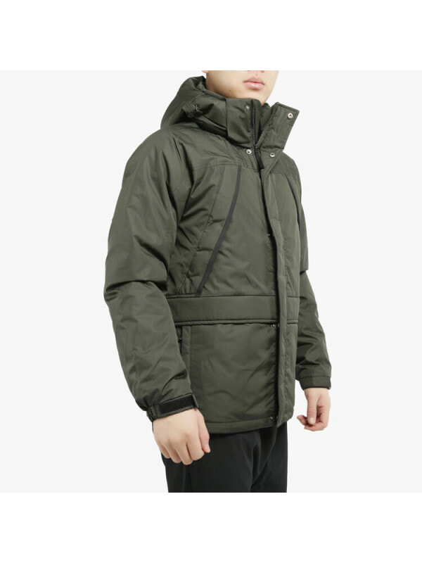 Пуховик мужской с капюшоном для повседневной носки Adidas Solid Color Hooded Down Jacket