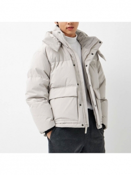Пуховик мужской повседневный Columbia Light Gray