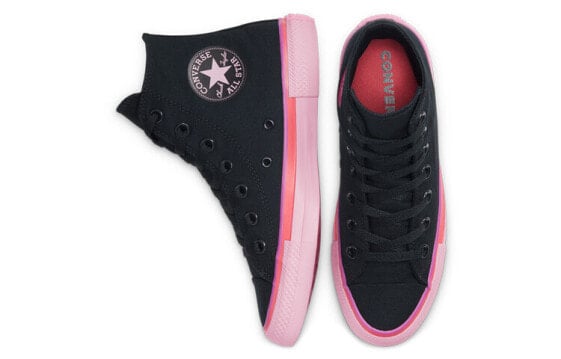 Кеды Converse Women's Chuck Taylor All Star High 'Popped Color - Black Carmine Pink' 568804C