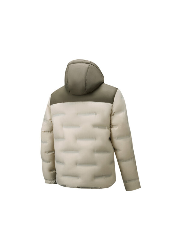 ANTA Down Jackets Men's Light Smoke Gray/Dried Pine Green 1