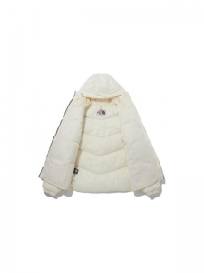Куртка пуховая универсальная для холодной погоды the north face fw23 cream