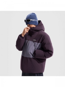 Куртка пуховая мужская для активного отдыха LiNing Fondue Down Series Bulu Purple