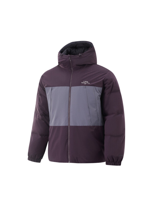 Куртка пуховая мужская для активного отдыха LiNing Fondue Down Series Bulu Purple