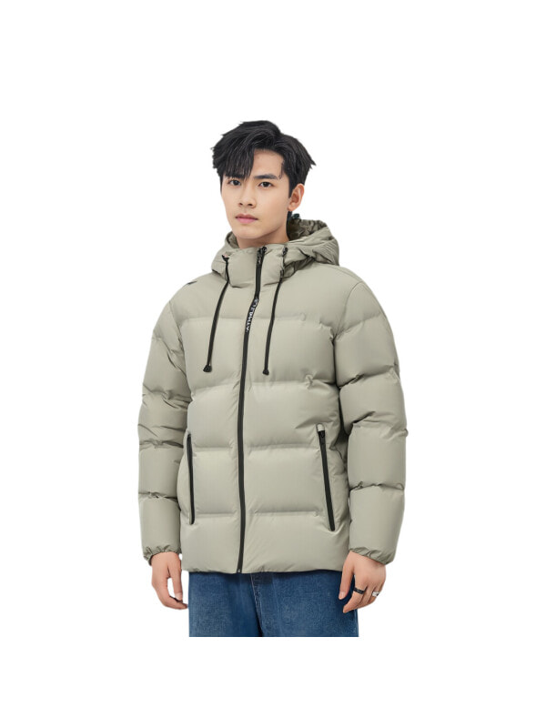 LiNing Hot Pot Down Collection Fitness Collection Down Jacket Men's Rock Ridge Gray