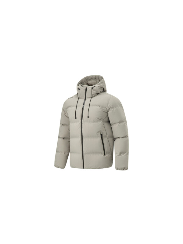 LiNing Hot Pot Down Collection Fitness Collection Down Jacket Men's Rock Ridge Gray