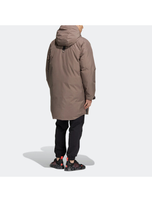 Adidas Originals Utility Down Jacket Japan Version Men's Brown
