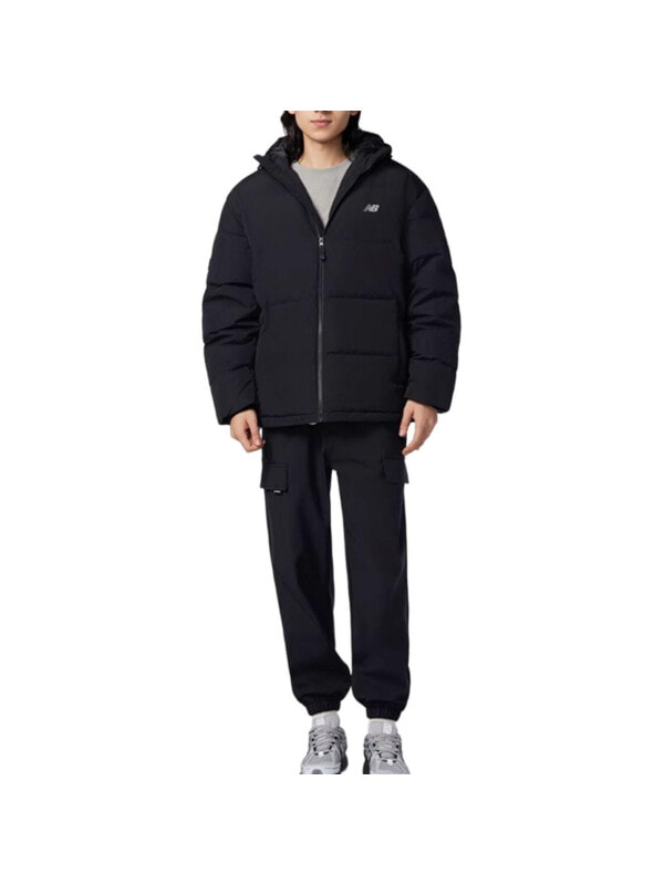 Куртка зимняя мужская для холодной погоды New Balance NB Logo Winter Down Jacket