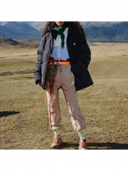 Куртка зимняя мужская для холодной погоды New Balance NB Logo Winter Down Jacket