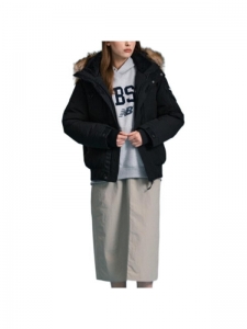 Пуховик унисекс черный для холодной погоды New Balance