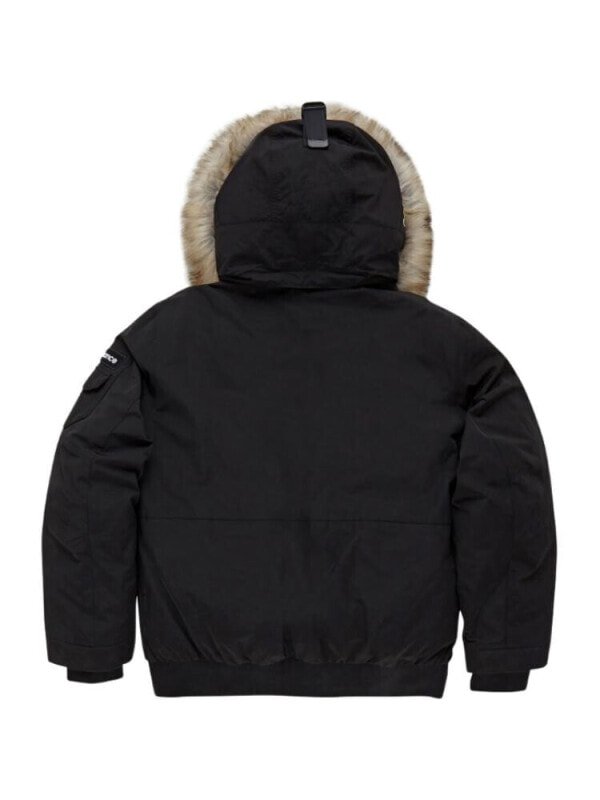 Пуховик унисекс черный для холодной погоды New Balance