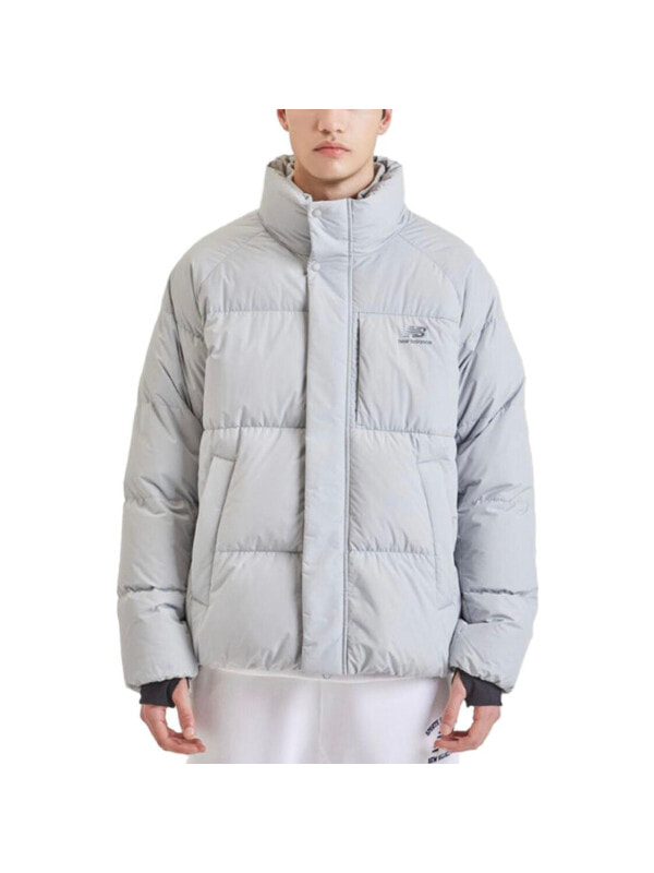 Пуховик универсальный повседневный New Balance Light Gray