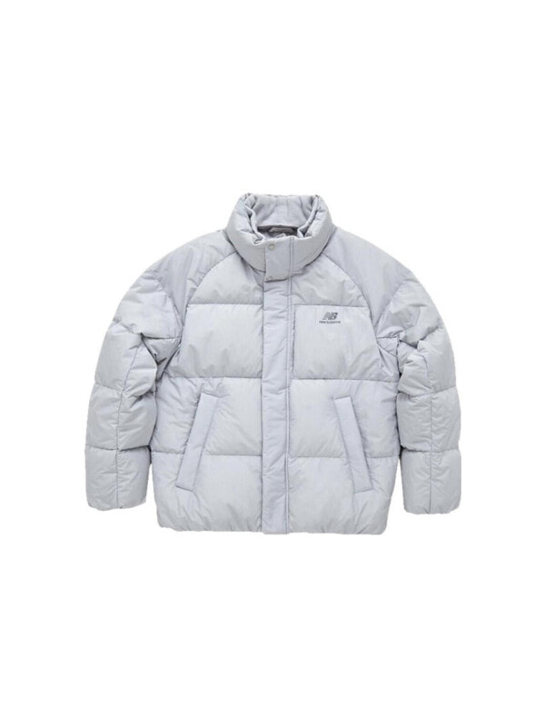 Пуховик универсальный повседневный New Balance Light Gray