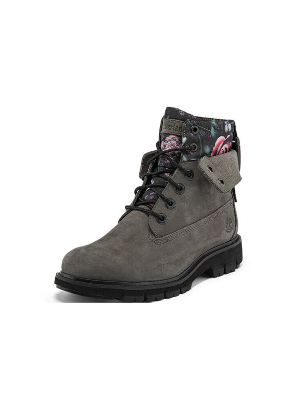 Timberland Lucia Way 6 Inch Waterproof Roll Top Boots 'Grey And Floral' Women'sA2KURW