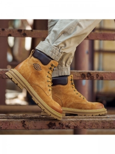 Dickies Warm Wear-Resistant Slip-Resistant Outdoor Boots Men's Earth Yellow224M50LXS57M土黄