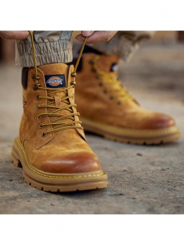 Dickies Warm Wear-Resistant Slip-Resistant Outdoor Boots Men's Earth Yellow224M50LXS57M土黄