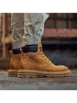 Dickies Waterproof And Wear resistant 11.5cm Outdoor Boots Men's Earth Yellow224M50LXS57A土黄